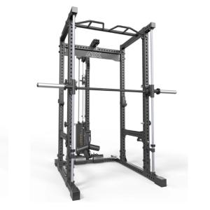 ATX® POWER RACK KPS-200 con estación de poleas PRO - columna de pesos + multipower