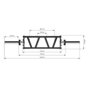 ATX® Short Multi Grip Bar - 50 mm