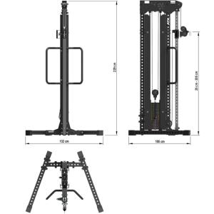 ATX® Cable Pull Tower Single 90kg - Máquina de musculación