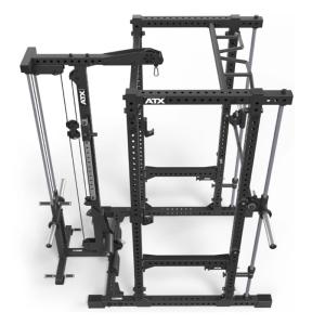 ATX® POWER RACK KPS-200 con estación de poleas PRO - carga con discos + multipower