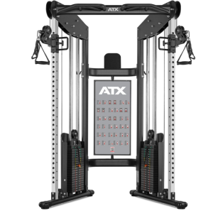 ATX® Máquina de musculación de doble polea - 2 x 90 kg