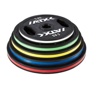 ATX® Discos de peso de 50 mm - Color Stripes de 5 a 25 kg - código de color internacional