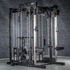 ATX® Multigimnasio profesional - Smith Cable Rack 760 - carga con discos + extensión 