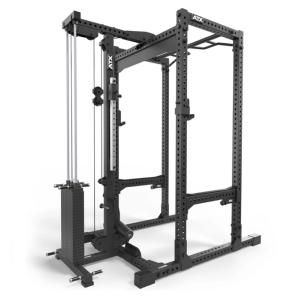 ATX® POWER RACK PRX 780 con estación de poleas PRO - con columna de pesos 125 kg