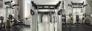 ATX® Wall Cable Half Rack - Medio rack con cruce de poleas para montaje en pared 