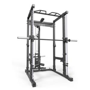 ATX® POWER RACK KPS-200 con estación de poleas PRO - carga con discos + multipower