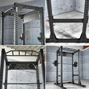 ATX® Jaula de potencia - Power Rack - 810 incluye ganchos en J y barras de seguridad