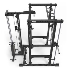 ATX® POWER RACK KPS-200 con estación de poleas PRO - columna de pesos + multipower