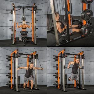 ATX® Smith Cable Rack 680 - Multigimnasio - Con columna de pesos