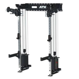 ATX® Wall Cable Half Rack - Medio rack con cruce de poleas para montaje en pared 