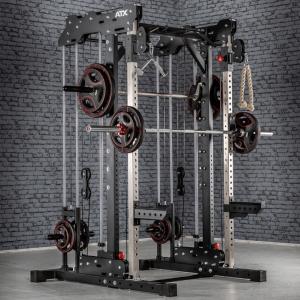 ATX® Multigimnasio profesional - Smith Cable Rack 760 - carga con discos