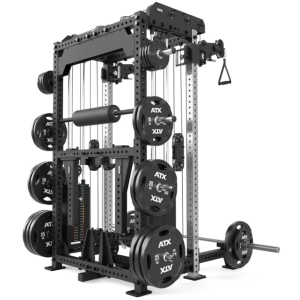 ATX® Multi Pull Rack 2.0 con 2 columnas de pesos de 110 kg
