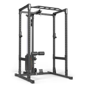 ATX® Estación completa POWER RACK PRX-510 con estación de poleas con pesas enchufables de 100 kg - Altura 198 CM