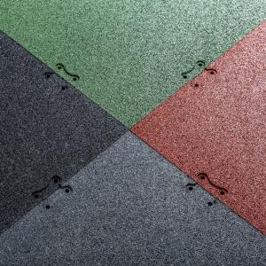 Gymfloor®  - Placa de protección de goma para suelo - en diferentes colores - 1000 x 1000 x 30 mm