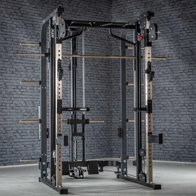 ATX® Smith Cable Rack 680 - Multigimnasio - Carga con discos