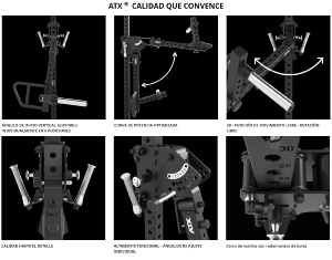 ATX® - Jammer Arms 3D - Brazos de palanca - Serie 700
