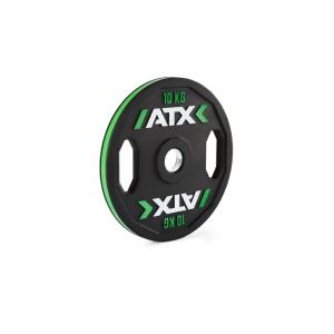 ATX® Discos de peso de 50 mm - Color Stripes de 5 a 25 kg - código de color internacional