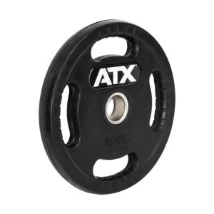 4-GRIP Discos de peso de 50 mm - logo ATX®, de goma con agarre 