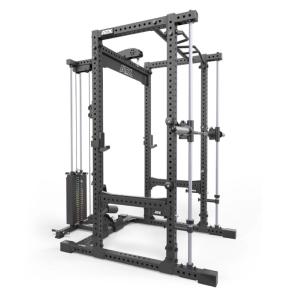 ATX® POWER RACK KPS-200 con estación de poleas PRO - columna de pesos + multipower