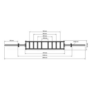 ATX® Parallel Multi Grip Bar - 50 mm