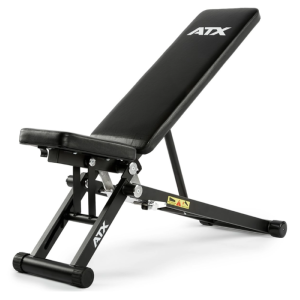 ATX Banco de entrenamiento plegable - negro