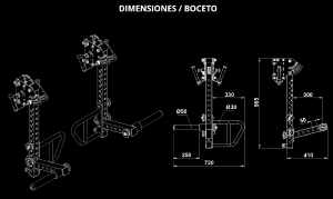 ATX® - Jammer Arms 3D - Brazos de palanca - Serie 600