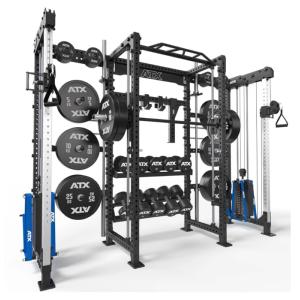 ATX® Cable Cross Rack con 2 columnas de 90 kg de peso - Estación completa - Multigimnasio