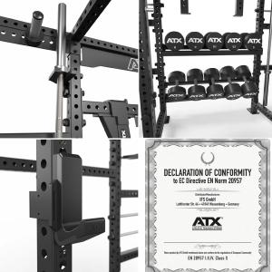 ATX® Cable Cross Rack con 2 columnas de 90 kg de peso - Estación completa - Multigimnasio