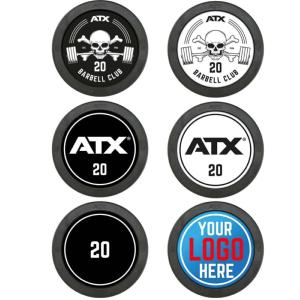 ATX® PRO-Style - Mancuernas de goma - CUSTOMER LOGO - kits completos