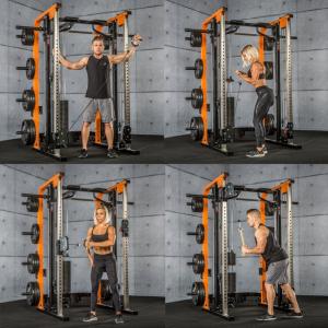 ATX® Smith Cable Rack 680 - Multigimnasio - Con columna de pesos