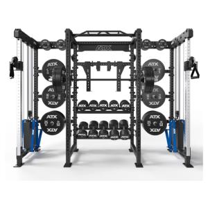 ATX® Cable Cross Rack con 2 columnas de 90 kg de peso - Estación completa - Multigimnasio