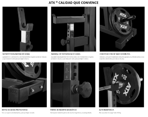 ATX® Free Stands 750 - Estante libre con barras de seguridad ajustables