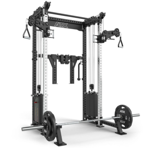 ATX® Cable Half Rack - Medio rack con cruce de poleas con 2 columnas de peso de 90 kg