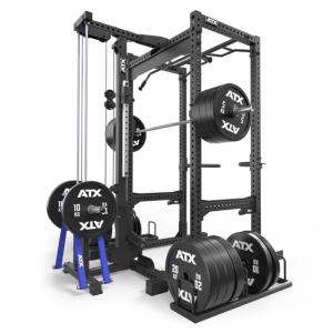 ATX® POWER RACK PRX 780 con estación de poleas PRO - carga con discos