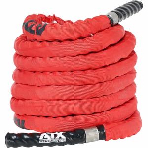 ATX® Cuerda de batir con capa protectora de Nylon - 15 metros - rojo