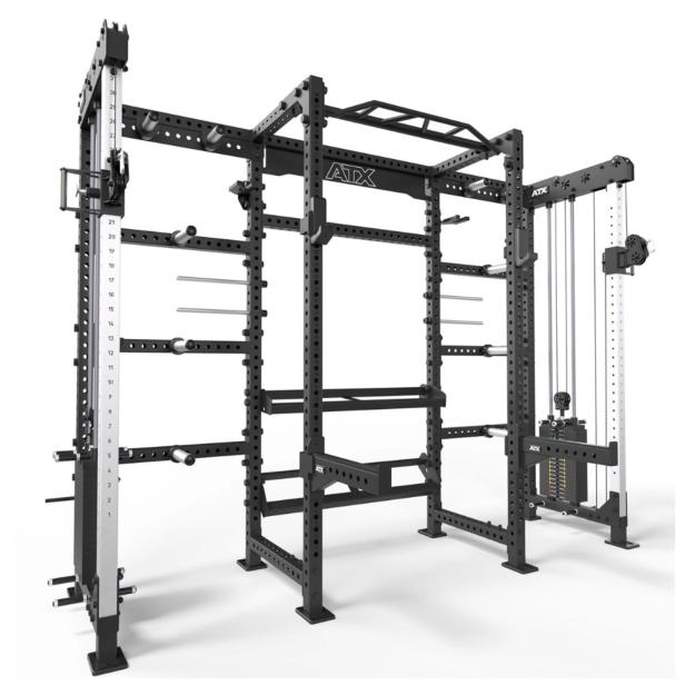 ATX® Cable Cross Rack con 2 columnas de 90 kg de peso - Estación completa - Multigimnasio