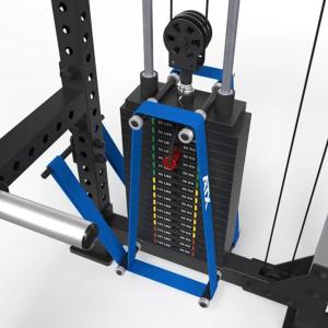 ATX® Cable Cross Rack con 2 columnas de 90 kg de peso - Estación completa - Multigimnasio