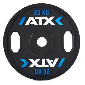 ATX® Discos de peso de 50 mm - Color Stripes de 5 a 25 kg - código de color internacional