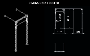 ATX® FUNCTIONAL WALL RIG 700 - Standard 1