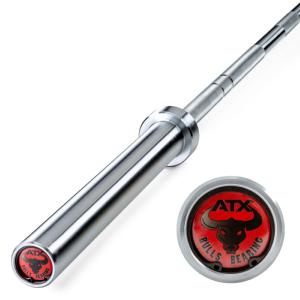 ATX Barra Bulls Bearing Halterofilia - Hybridbar, +700kg, cromada, con rodamientos de agujas