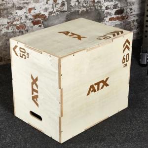 ATX® Cajón de salto de madera - 3 alturas de salto diferentes