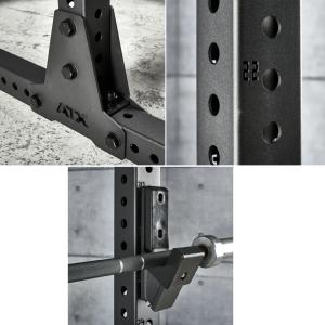 ATX® Jaula de potencia - Power Rack - 810 incluye ganchos en J y barras de seguridad