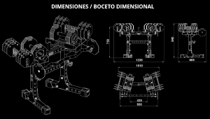 ATX® Octa-Dumbbells-Set XL - Juego de mancuernas 2 x 36kg + barra SZ + rack de almacenamiento