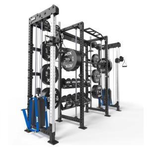 ATX® Cable Cross Rack con 2 columnas de 90 kg de peso - Estación completa - Multigimnasio