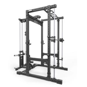 ATX® POWER RACK KPS-200 con estación de poleas PRO - carga con discos + multipower