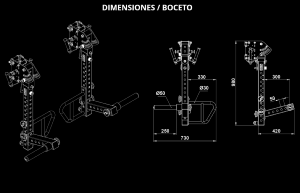 ATX® - Jammer Arms 3D - Brazos de palanca - Serie 700