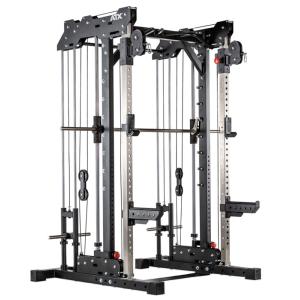 ATX® Multigimnasio profesional - Smith Cable Rack 760 - carga con discos