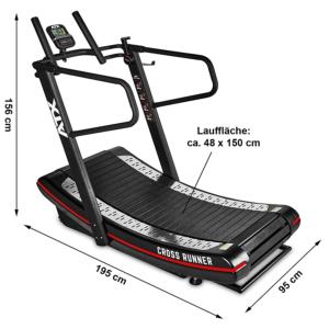 ATX® Cross Runner - Cinta de correr sin motor - Con control de resistencia adicional