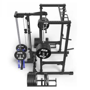 ATX® POWER RACK PRX 780 con estación de poleas PRO - carga con discos