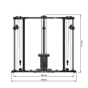 ATX® Máquina de gimnasio - estación de esquina con cruce de poleas